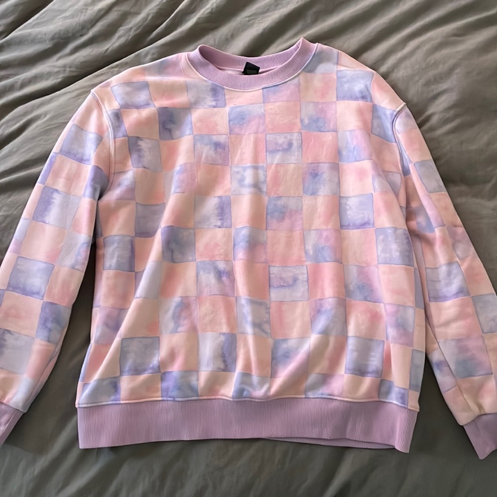 SML Wild Fable checkered crew neck
